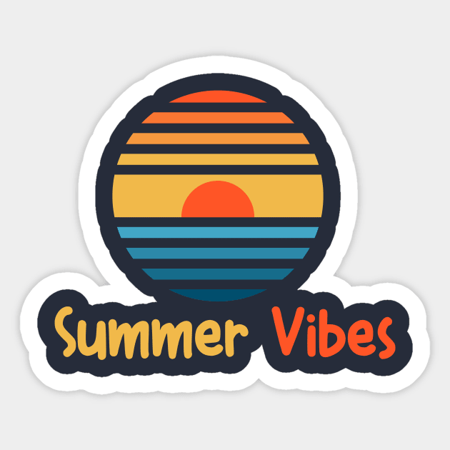 Summer vibes design Sticker by Hoperative